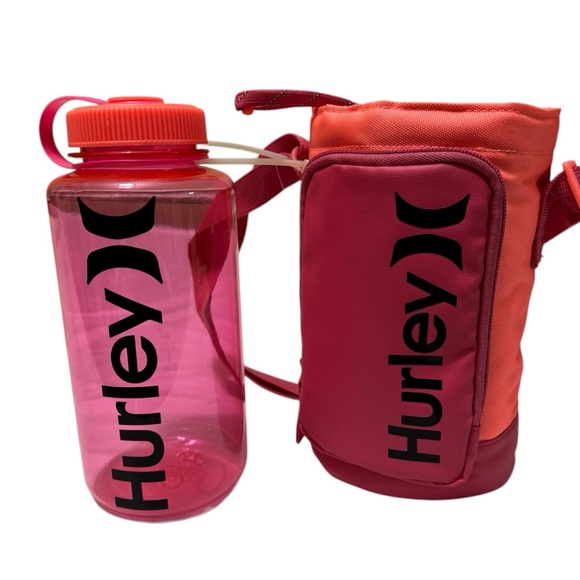 Hurley water bottle with crossover carry bag - Picture 5 of 10